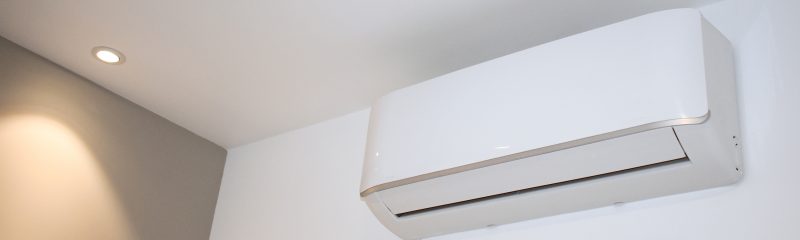 air con unit on wall